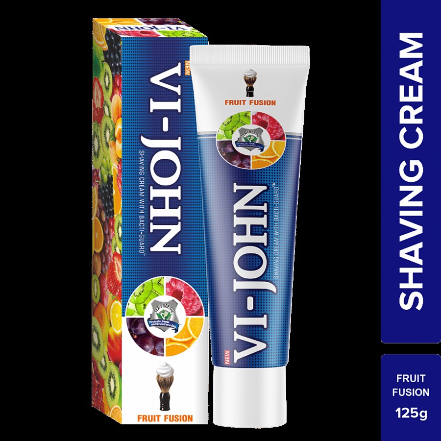 VI-JOHN  Fruit Fusion Shaving Cream - With Bacti-Guard