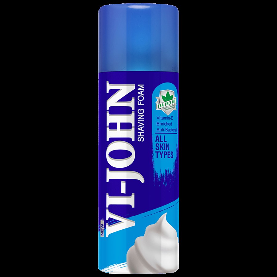 VI-JOHN  Shaving Foam - Tea Tree Oil