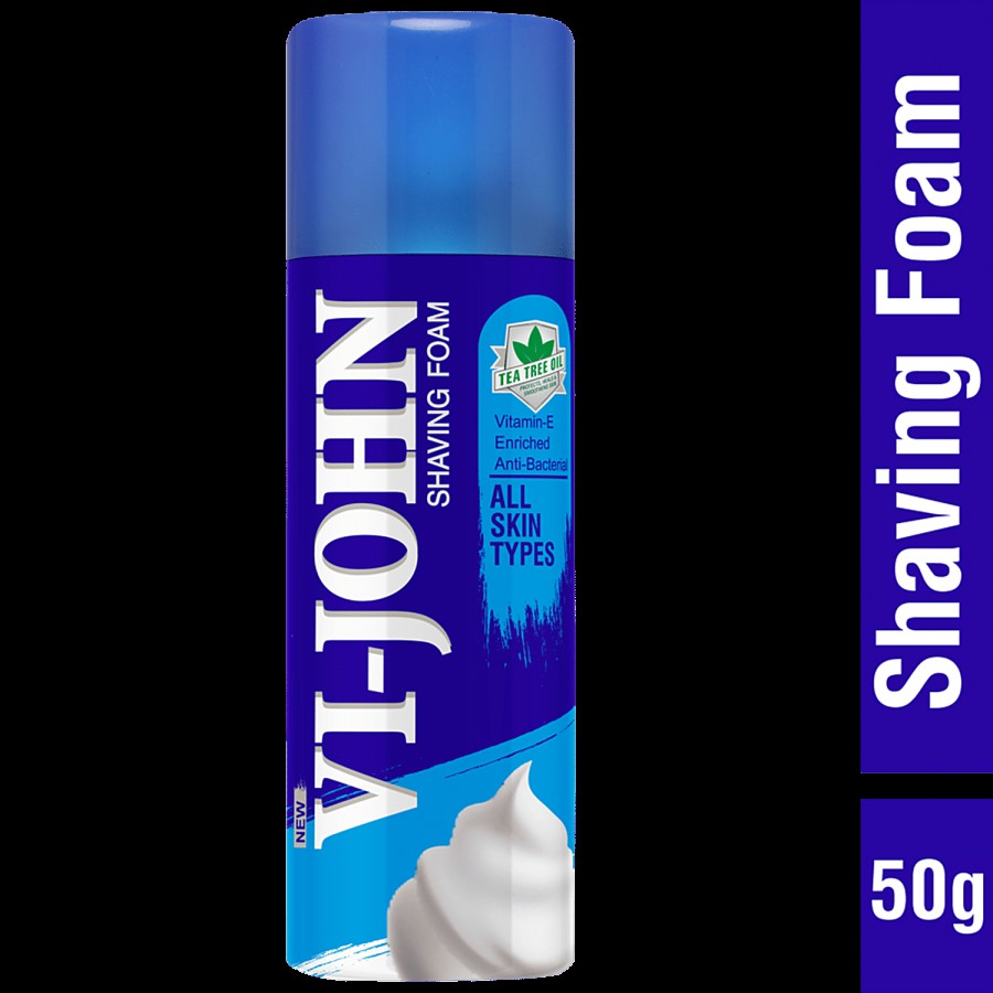 VI-JOHN  Shaving Foam - Tea Tree Oil