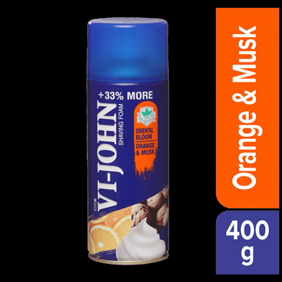 VI-JOHN  Shaving Foam Musk Orange