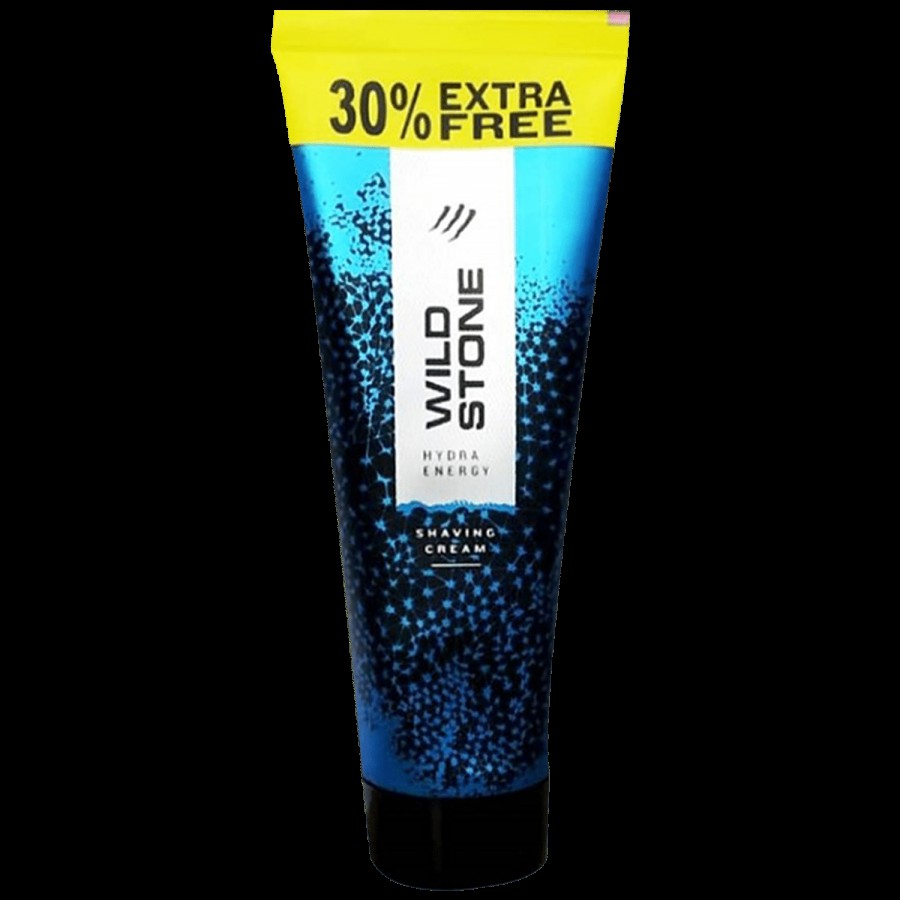 Wild Stone Hydra Energy Shaving Cream - Provides Rich Lather