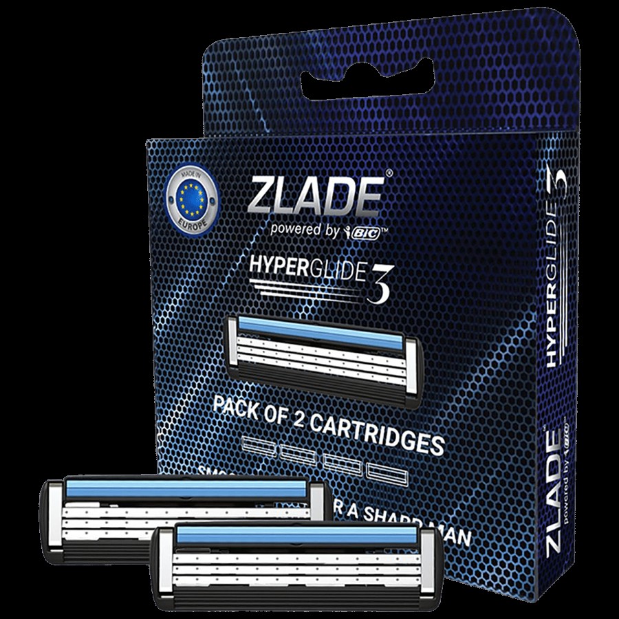 Zlade HyperGlide3 Advanced Shaving Razor Cartridges For Men