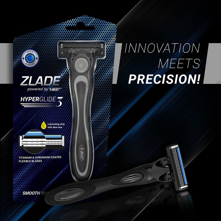 Zlade HyperGlide3 Advanced Shaving Razor For Men