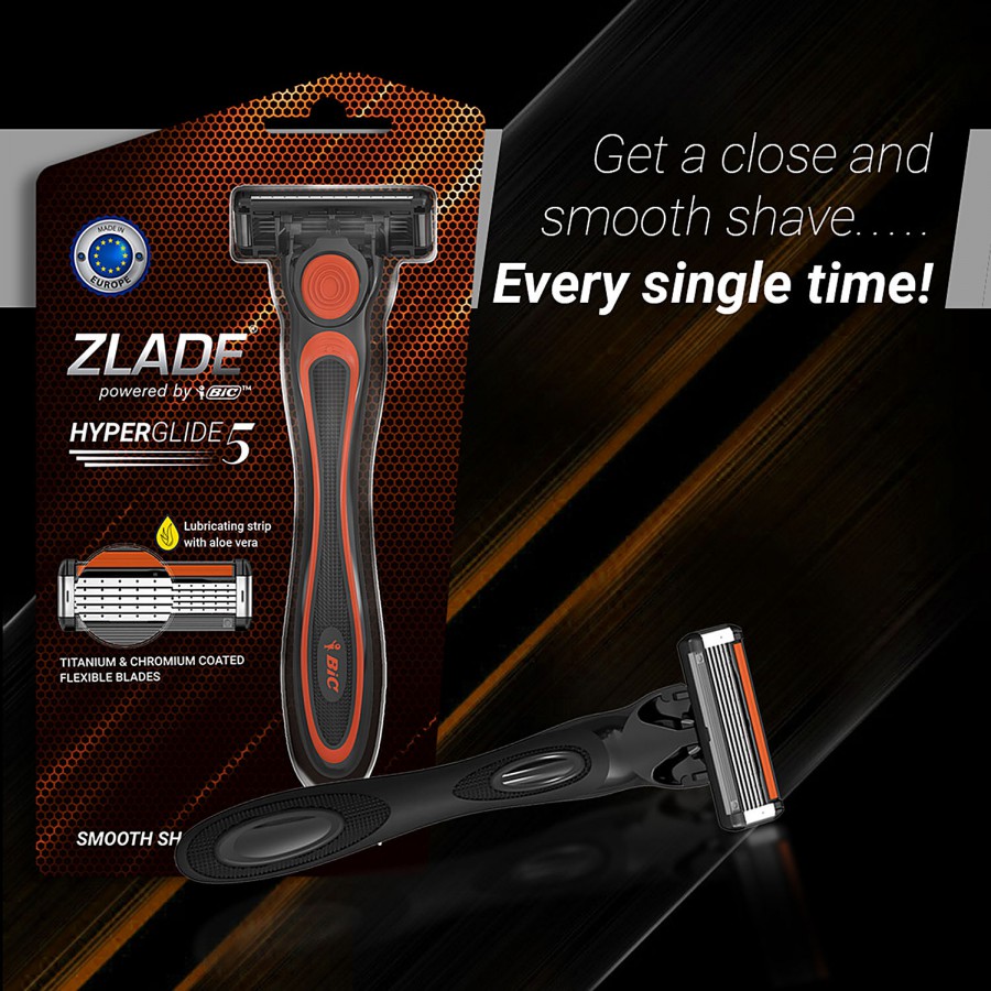 Zlade HyperGlide5 Advanced Shaving Razor For Men