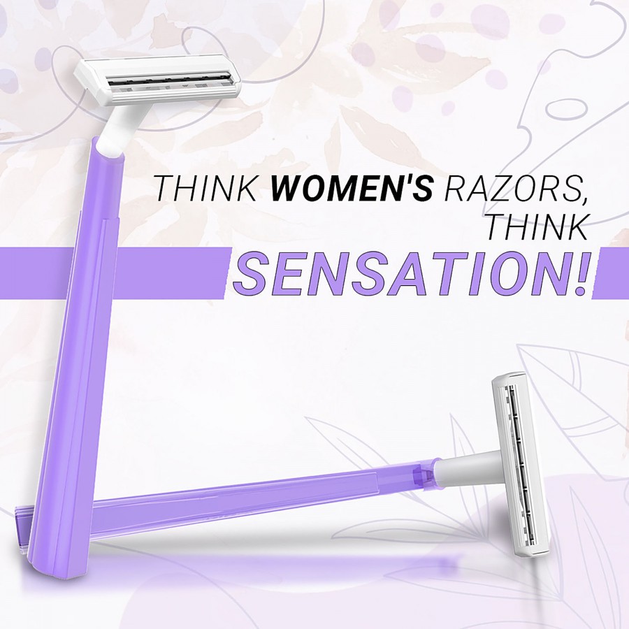 Zlade Summer Sensation II Twin-Blade Hair Removal Razor For Women