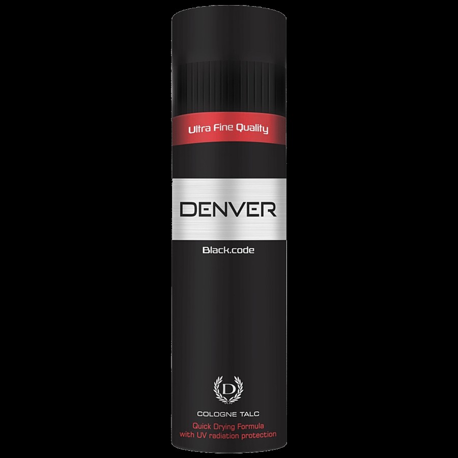 Denver Black.Code Cologne Talc - Refreshing Fragrance