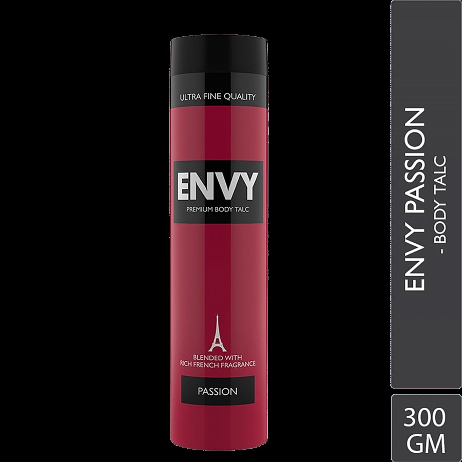 Envy Passion Body Talc - Long-Lasting Fragrance