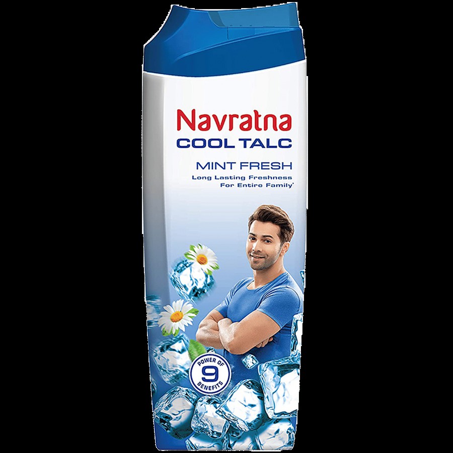 Navratna Cool Talc - Mint Fresh