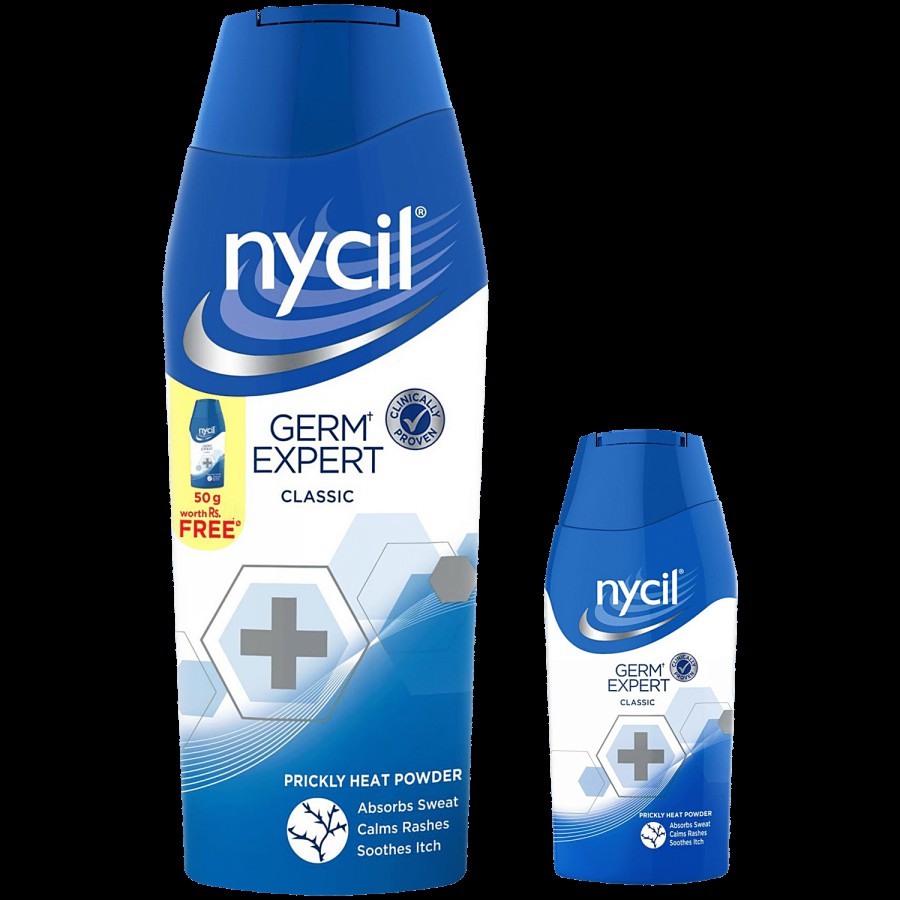 Nycil Germ Expert Prickly Heat Powder Classic