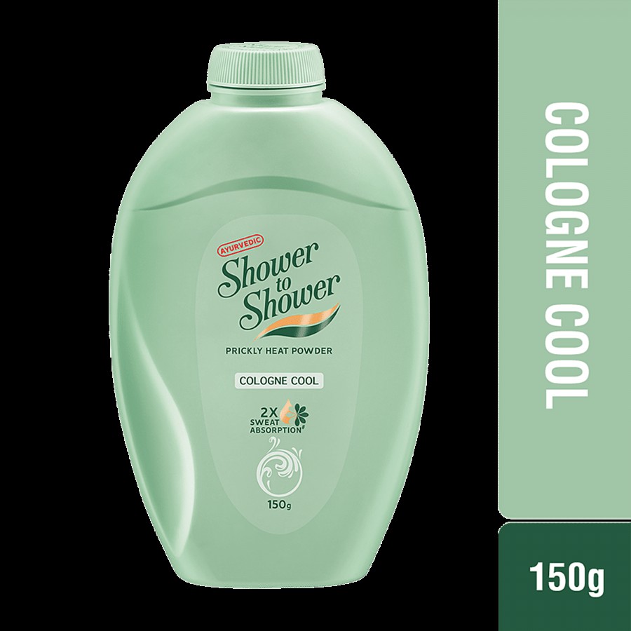 Shower To Shower Prickly Heat Powder - Cologne Cool