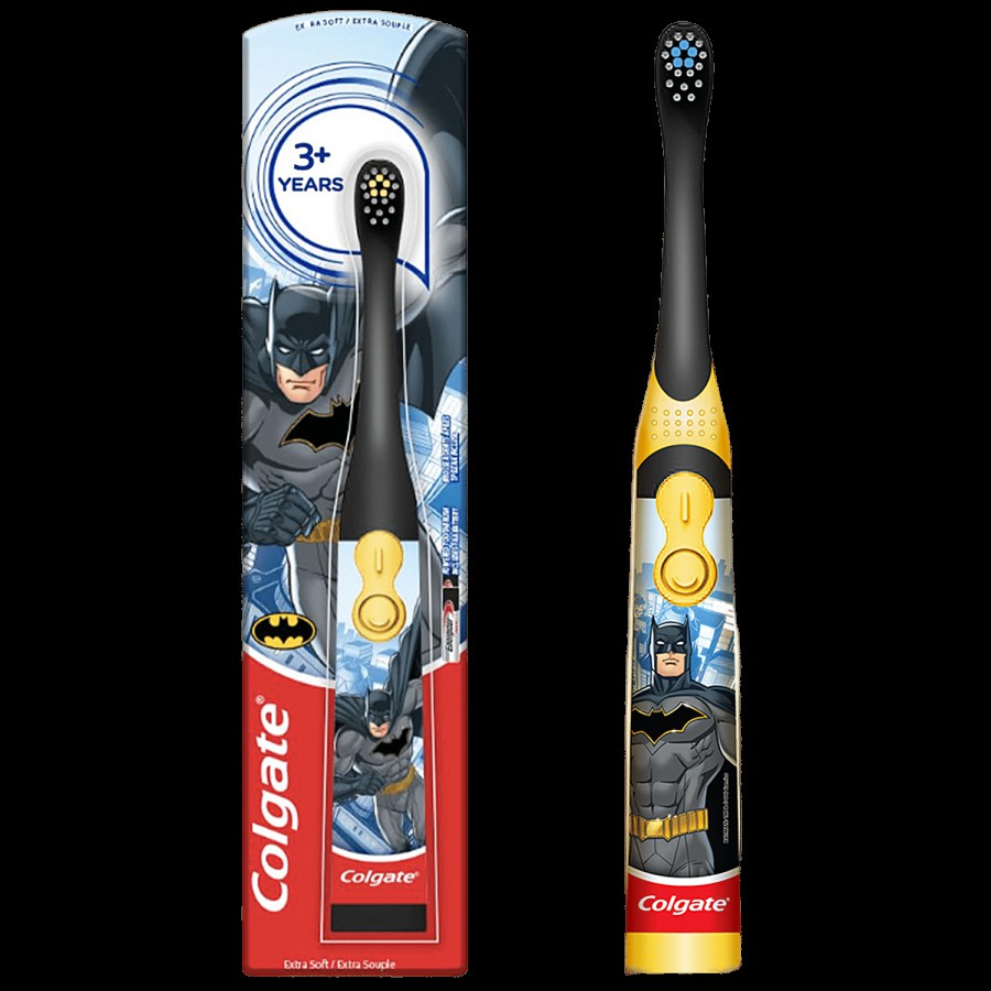 Colgate Kids Battery Powered Electric Toothbrush - Batman