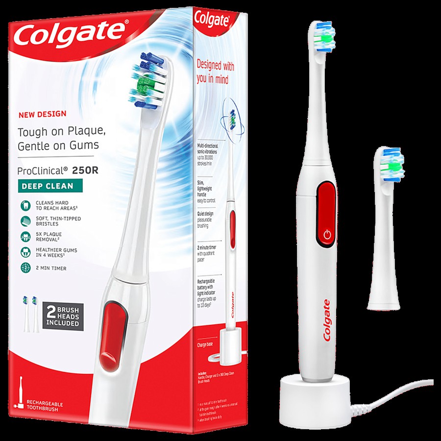 Colgate ProClinical 250R Rechargeable Sonic Electric Toothbrush