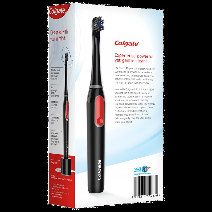 Colgate ProClinical 250R Rechargeable Sonic Electric Toothbrush