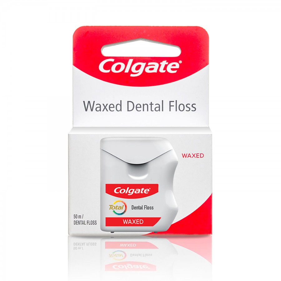 Colgate Total Waxed Dental Floss - 50 m