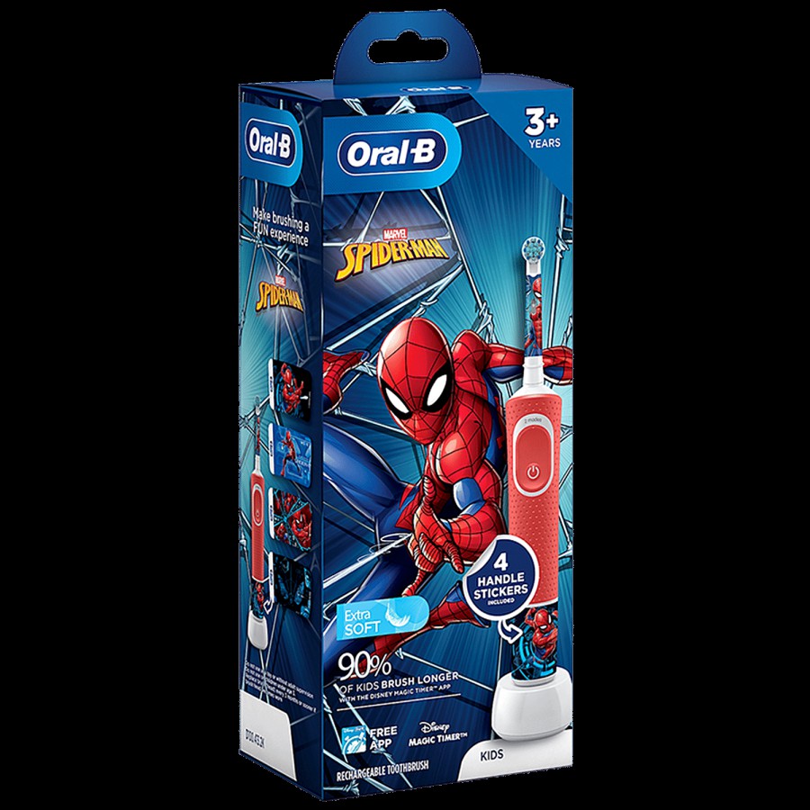 Oral-B Kids Electric Rechargeable Toothbrush - Spider Man