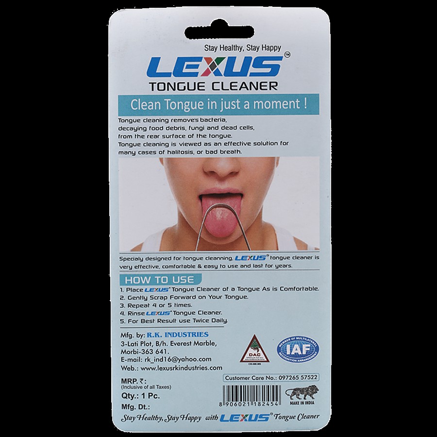 Lexus Tongue Cleaner - Stainless Steel 005