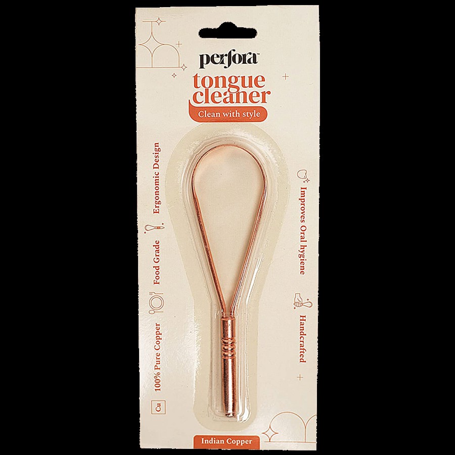 Perfora Tongue Cleaner - 100% Pure Copper