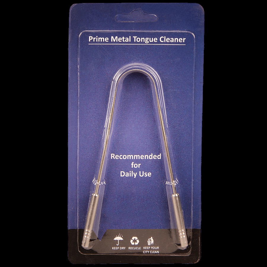 Prime-Metal Steel Tongue Cleaner - Designer