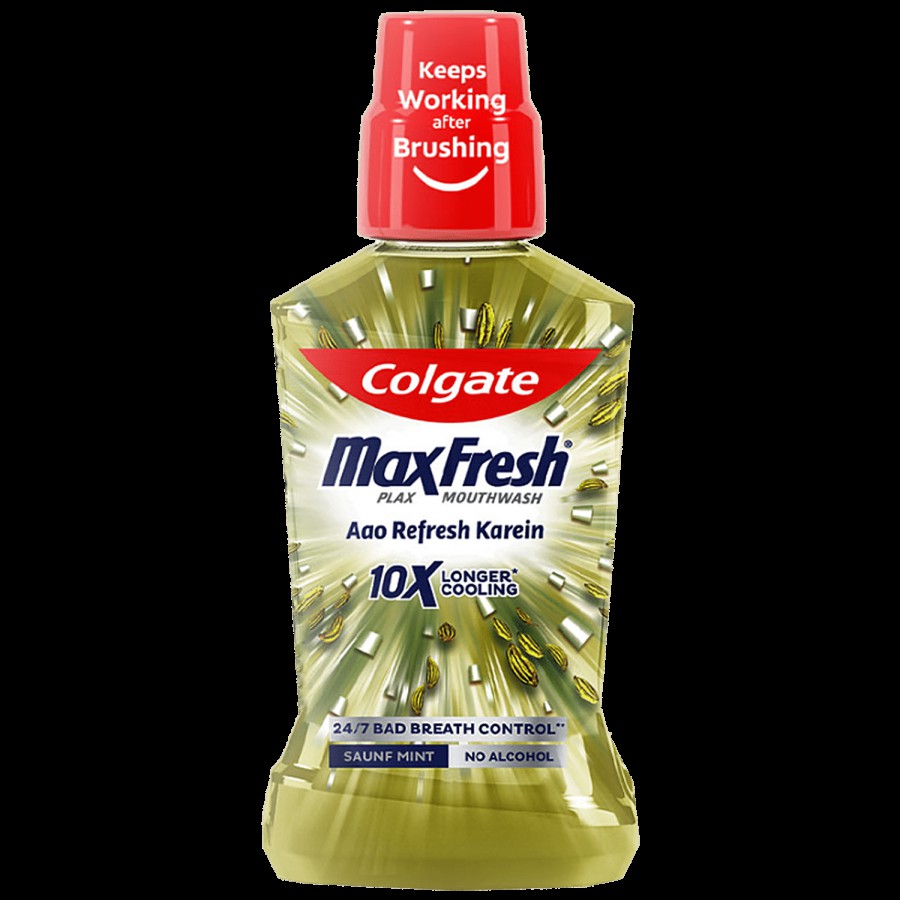 Colgate Maxfresh Mouthwash - 10X Longer Cooling