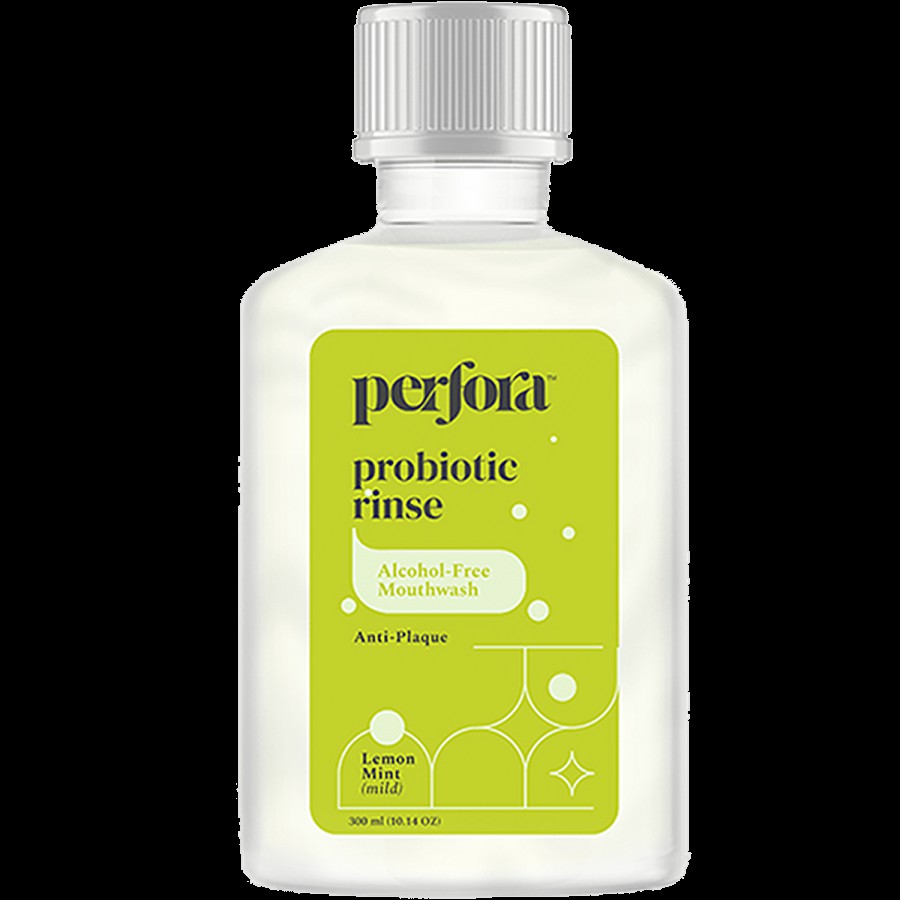 Perfora Probiotic Rinse Alcohol-Free Mouthwash - Lemon Mint