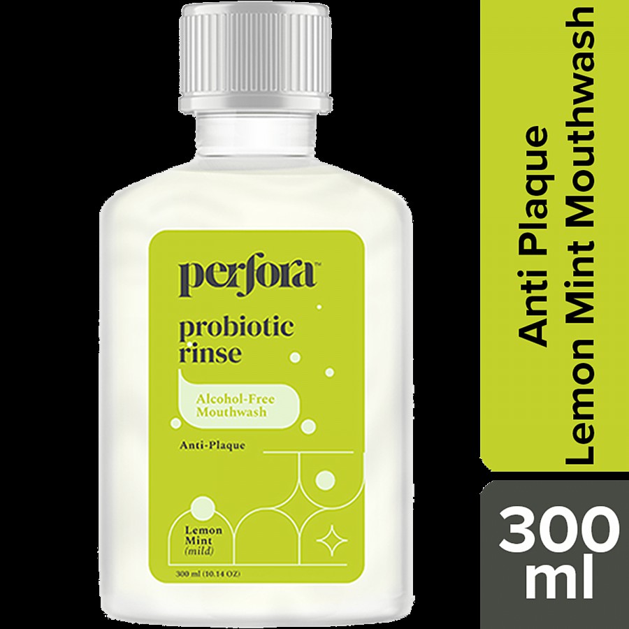 Perfora Probiotic Rinse Alcohol-Free Mouthwash - Lemon Mint