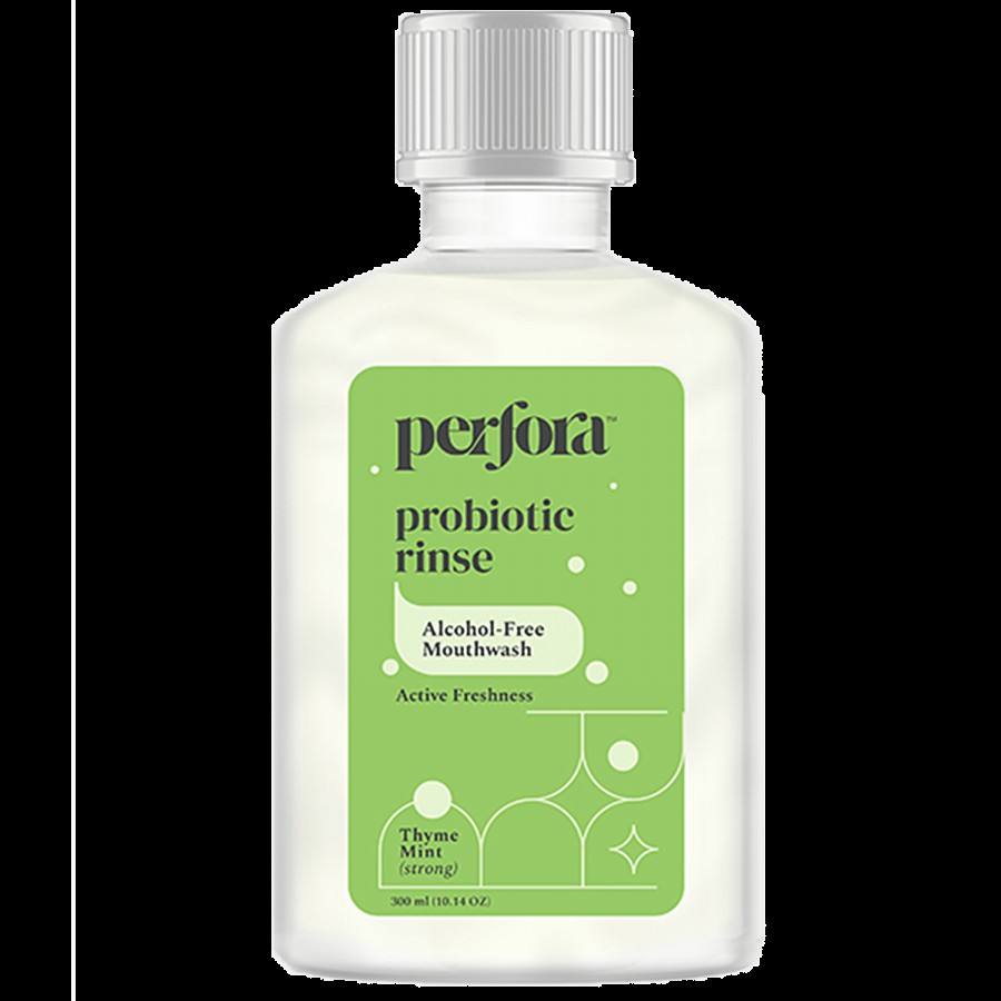 Perfora Probiotic Rinse Alcohol Free Mouthwash - Thyme Mint