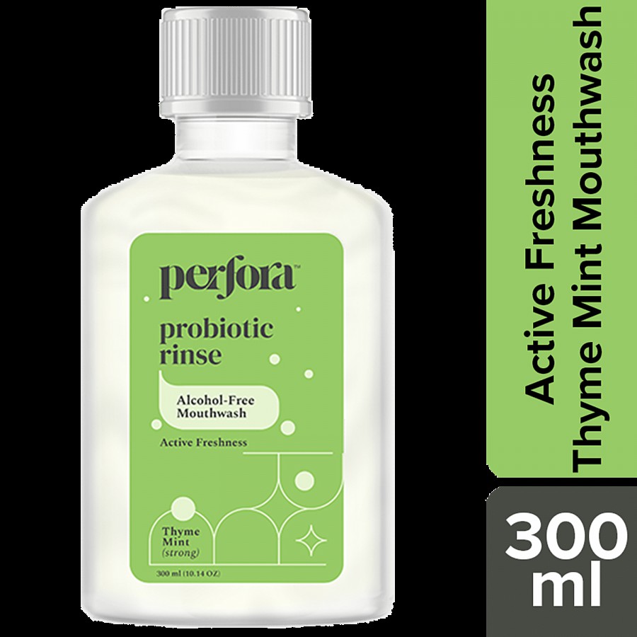 Perfora Probiotic Rinse Alcohol Free Mouthwash - Thyme Mint