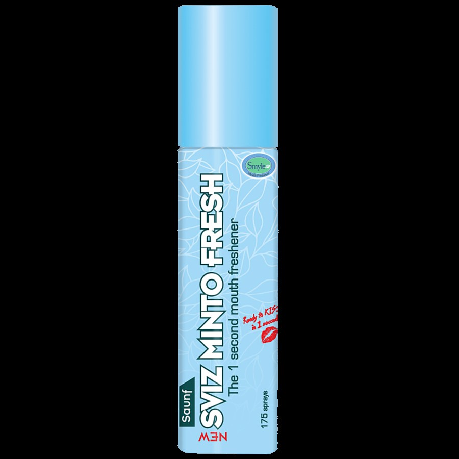 Smyle Sviz Minto Fresh Mouth Freshener Spray - Saunf