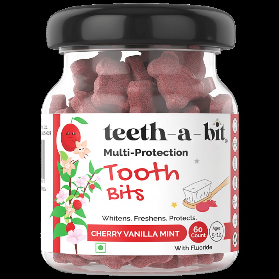 teeth-a-bit Kids Toothpaste - Multi-Protection Tooth Bits