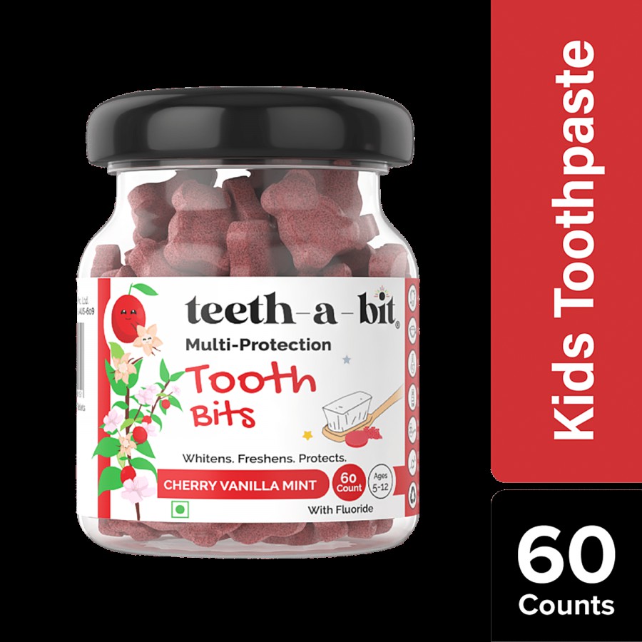 teeth-a-bit Kids Toothpaste - Multi-Protection Tooth Bits