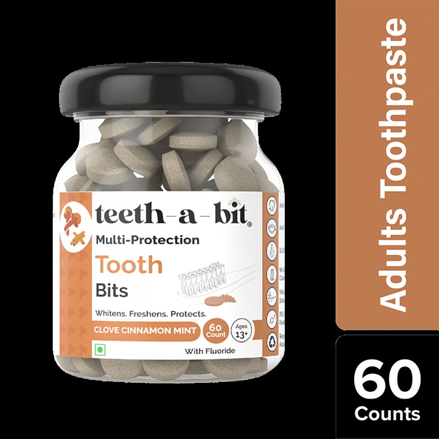 teeth-a-bit Multi-Protection Tooth Bits - With Fluoride