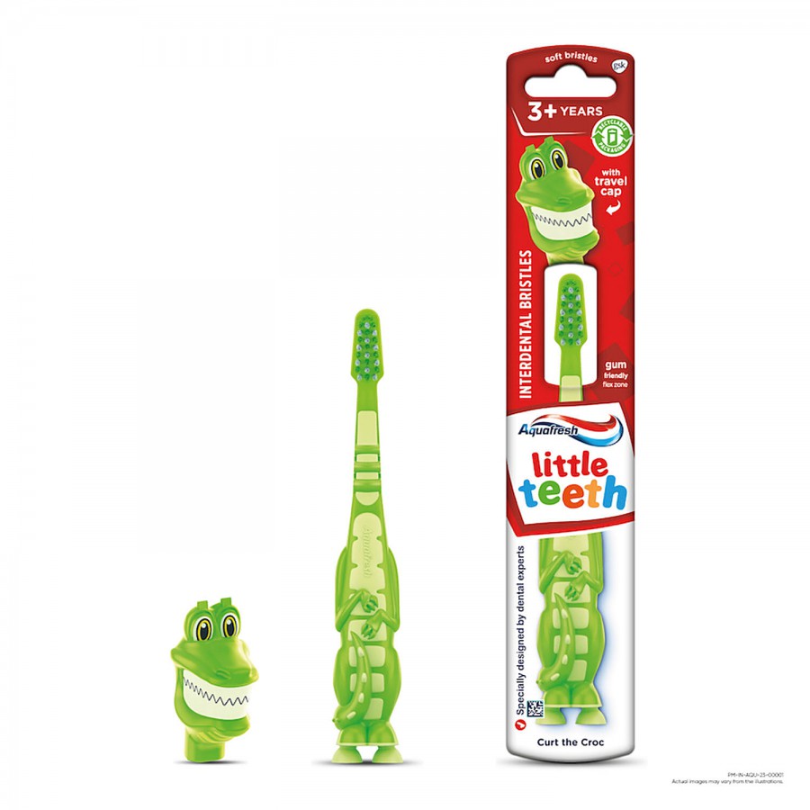 Aquafresh Little Teeth Toothbrush - Crut The Croc