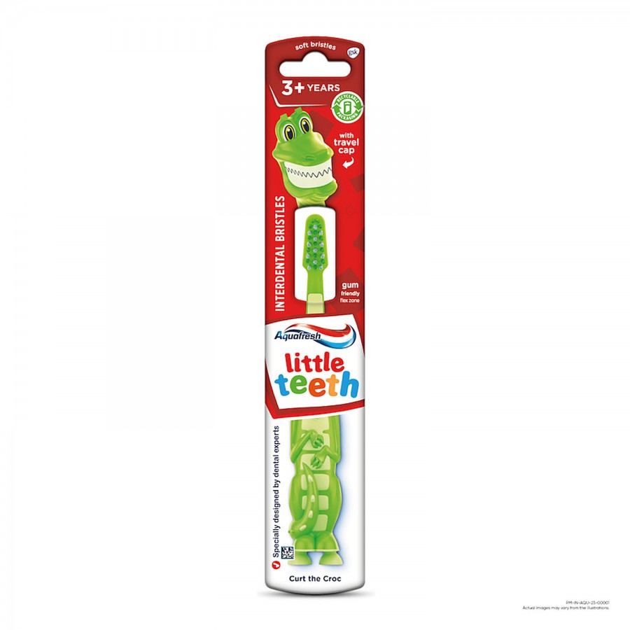 Aquafresh Little Teeth Toothbrush - Crut The Croc