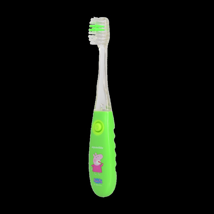 Aquawhite Peppa Pig Flashhh Kids Toothbrush - 3+ Years