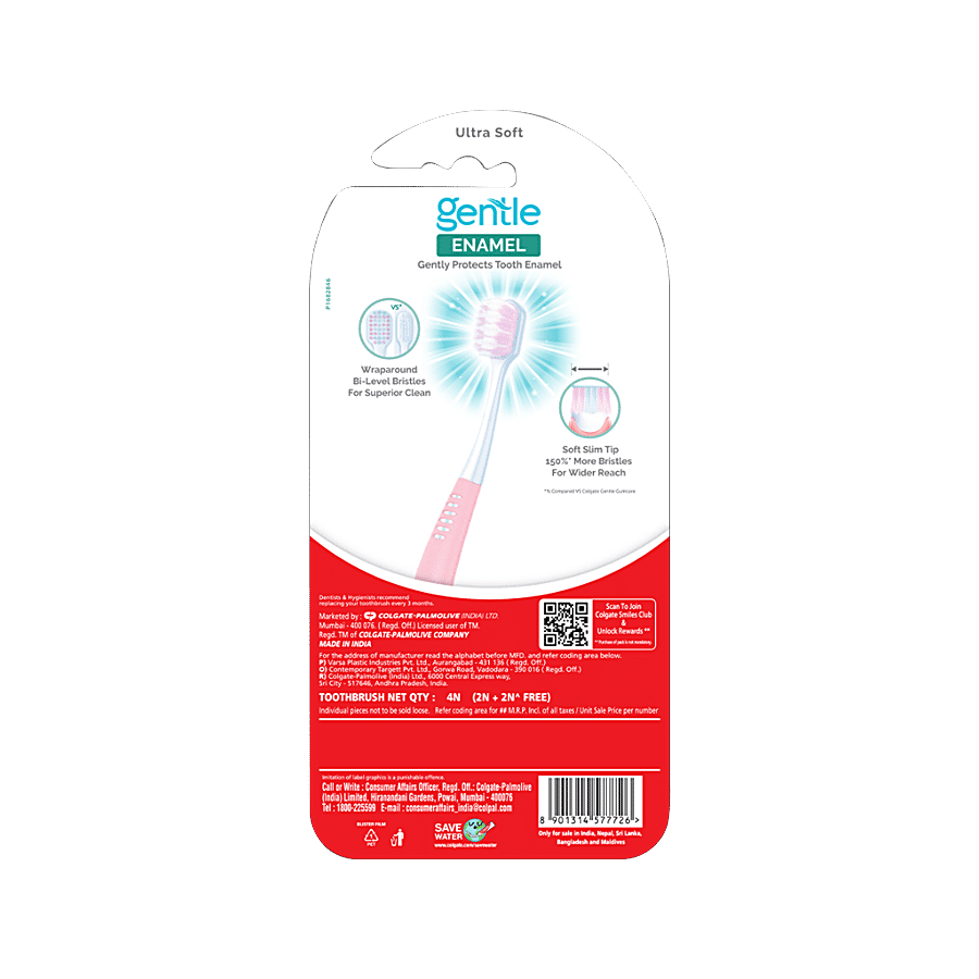 Colgate Gentle Enamel Toothbrush - Ultra Soft