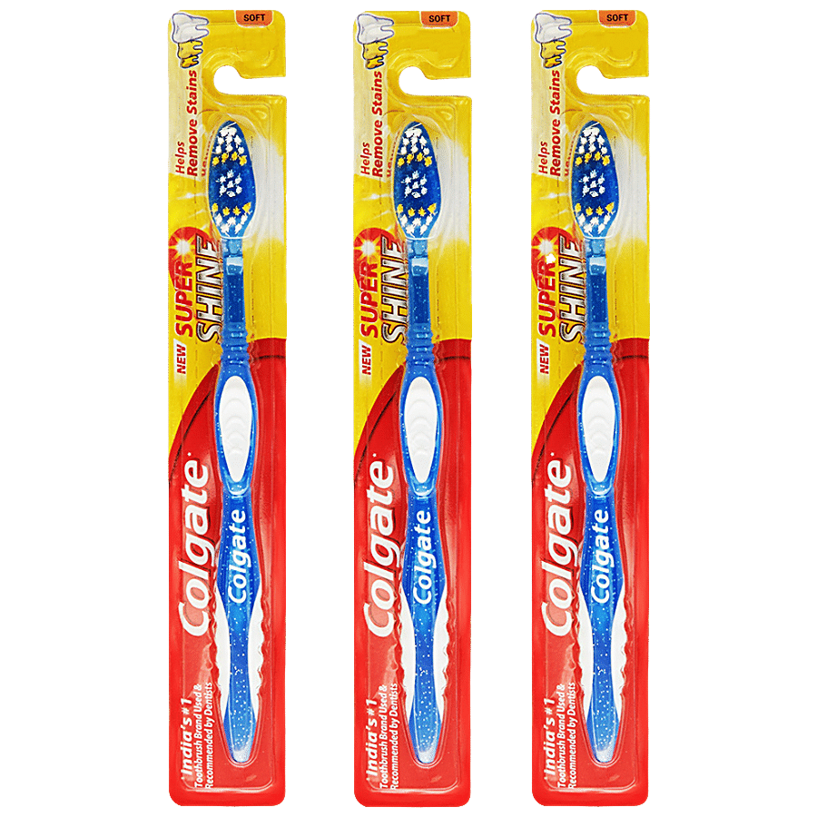 Colgate Super Shine Soft Bristle Toothbrush