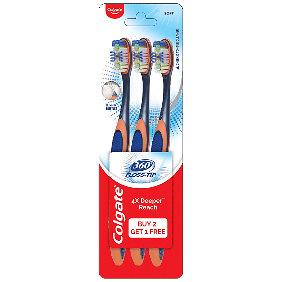 Colgate Toothbrush - 360 Degree Flosstip