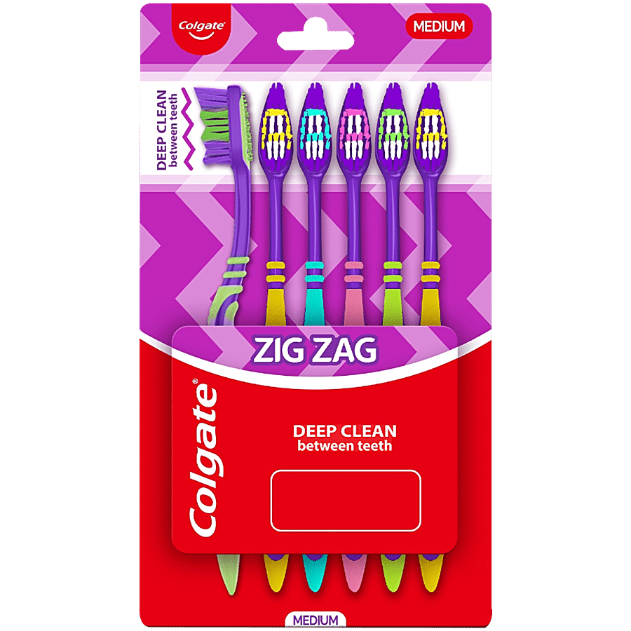 Colgate Zig Zag Medium Bristles Toothbrush