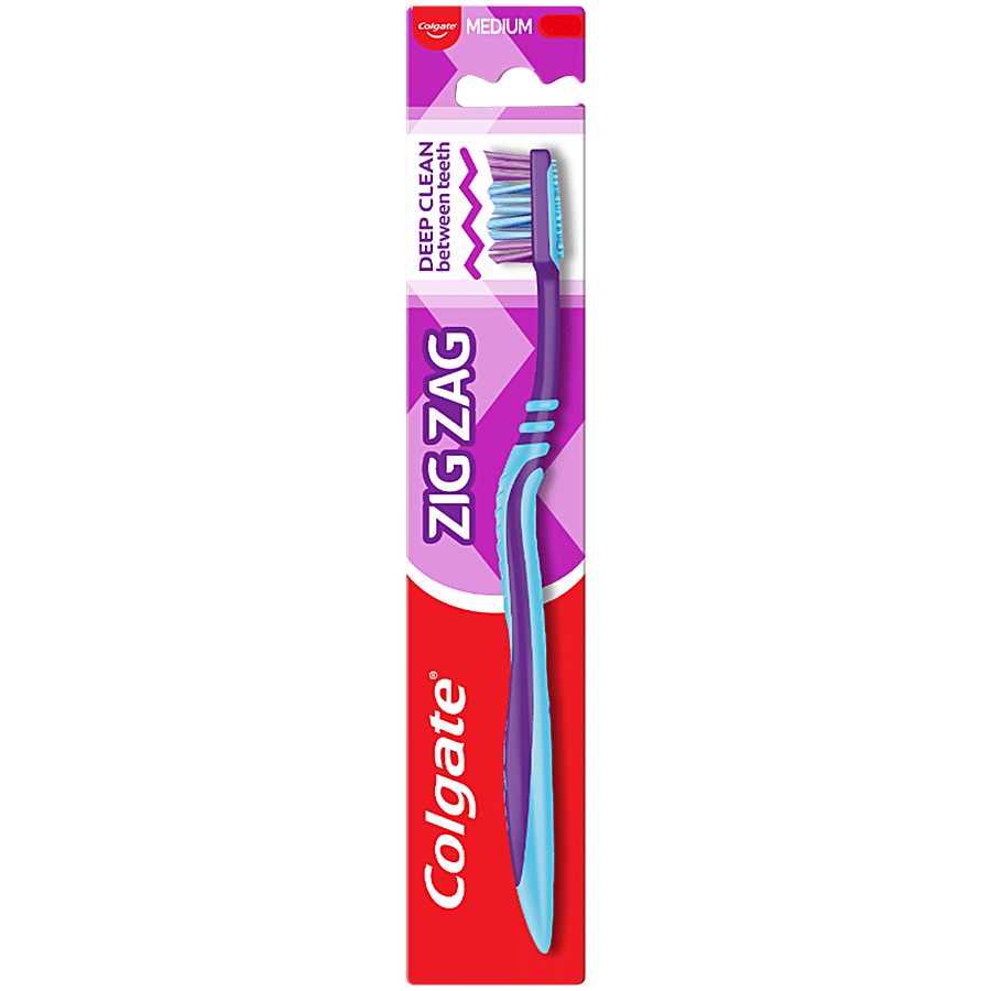 Colgate ZigZag Medium Bristle Toothbrush