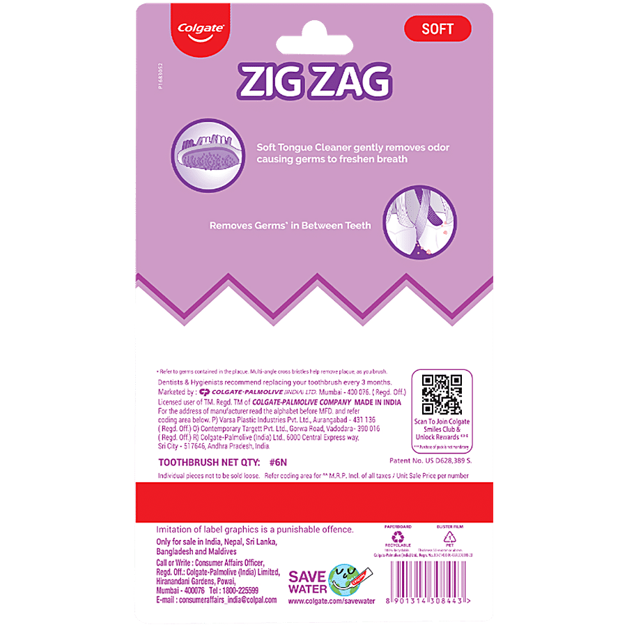 Colgate ZigZag Soft Toothbrush