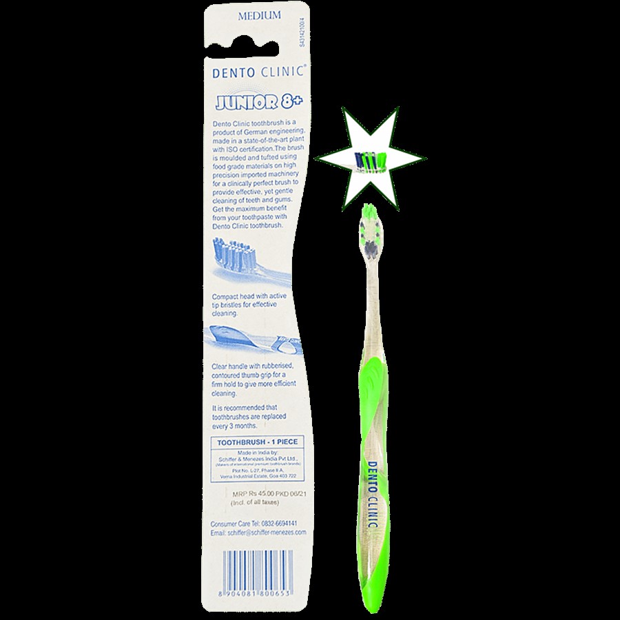 DENTO CLINIC Junior Toothbrush - Medium