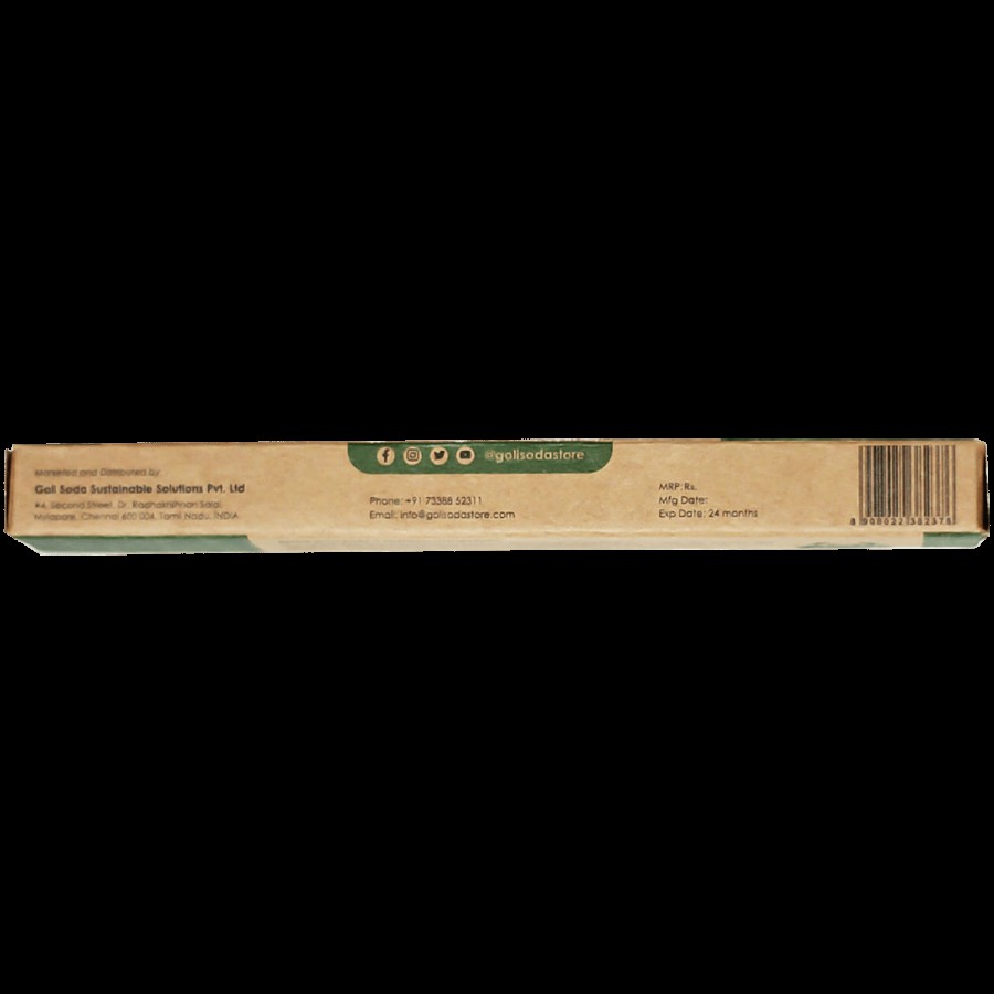 Goli Soda Kids Bamboo Toothbrush - Biodegradable