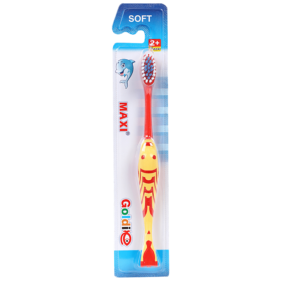 MAXI Goldie Junior Toothbrush - Soft Bristles