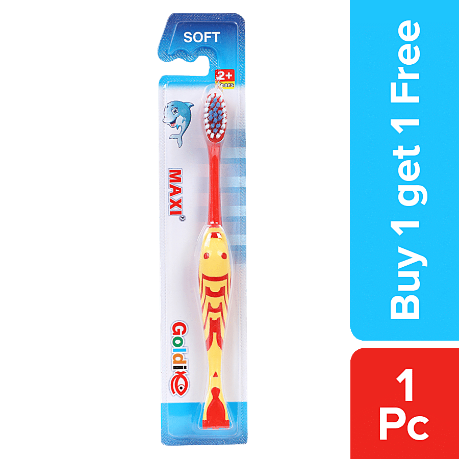 MAXI Goldie Junior Toothbrush - Soft Bristles