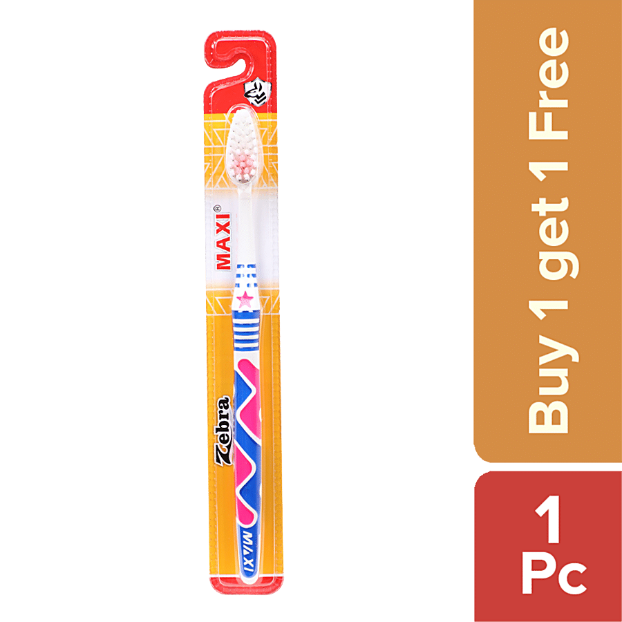 MAXI Zebra Toothbrush - For Oral Hygiene & Fresh Breath