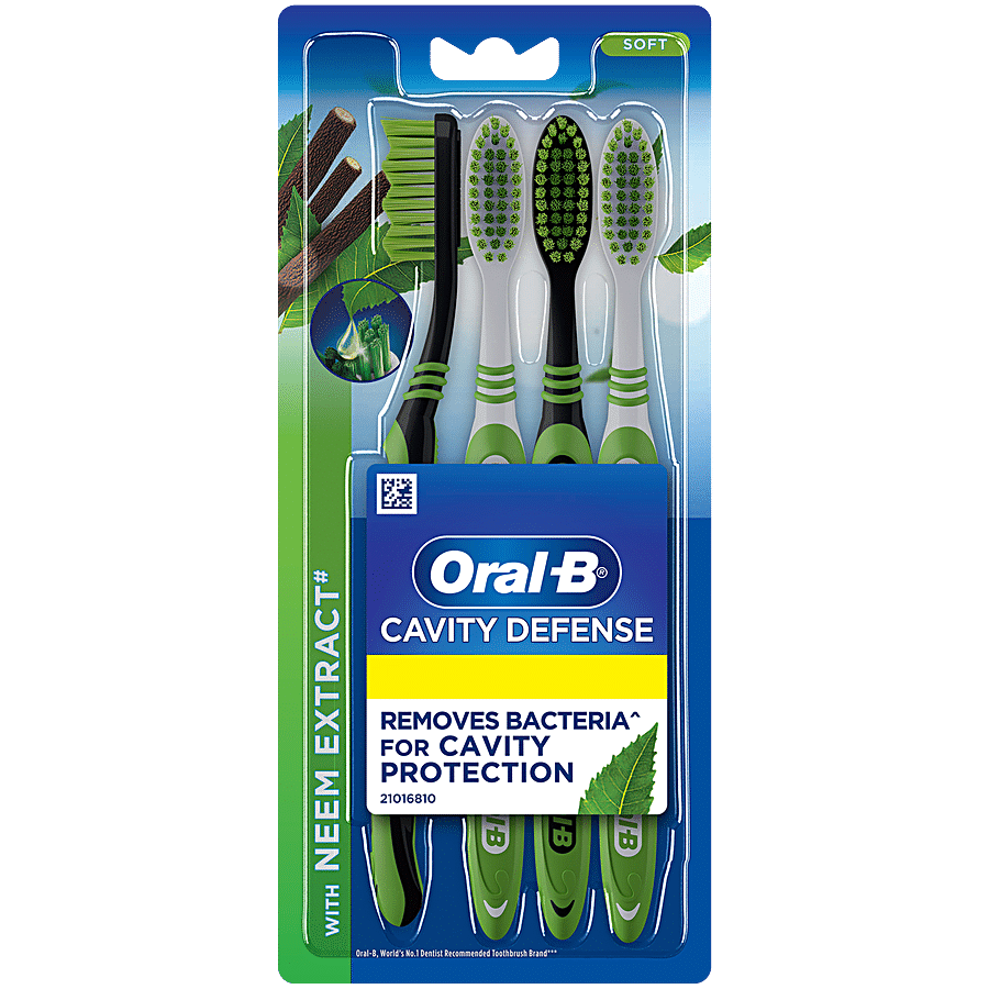 Oral-B 123 Soft Toothbrush - With Neem Extract