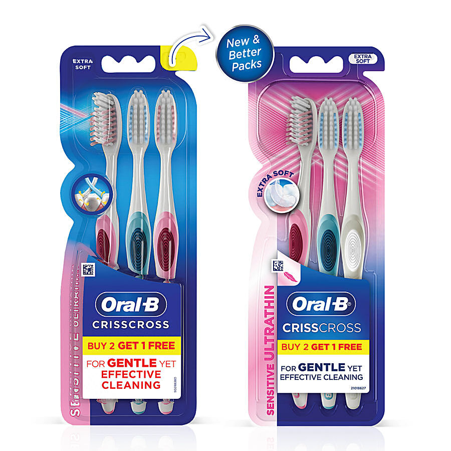 Oral-B Criss Cross Ultra Thin Sensitive Toothbrush