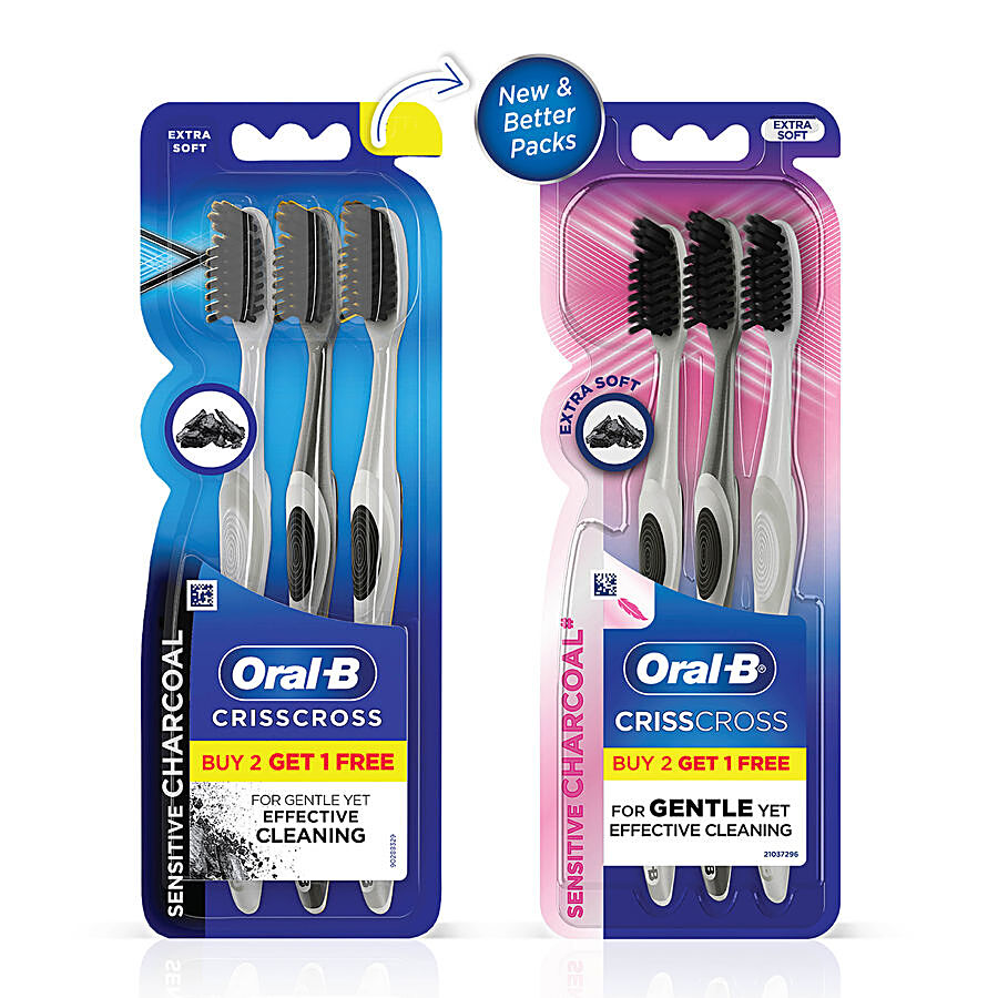 Oral-B Pro-Health Criss-Cross Charcoal Toothbrush - Extra Soft