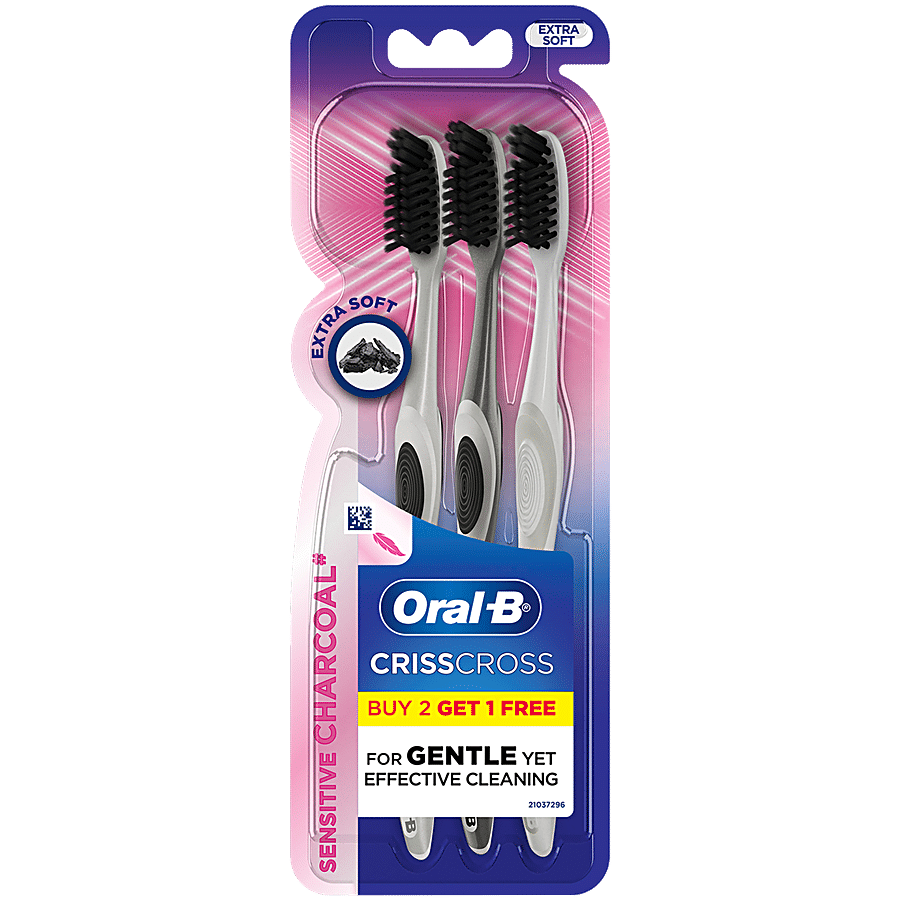 Oral-B Pro-Health Criss-Cross Charcoal Toothbrush - Extra Soft