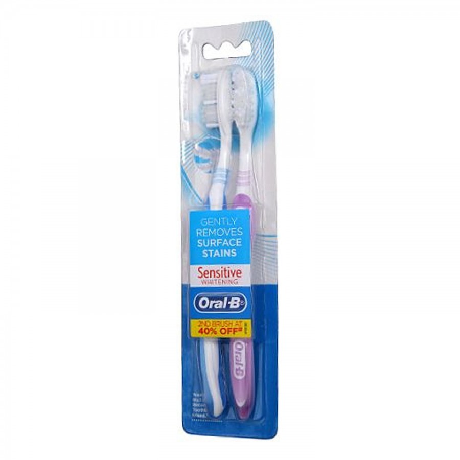 Oral-B Tooth Brush Sensitive - Whitening Soft